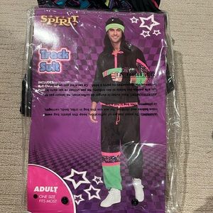 Men’s 80s tracksuit costume